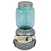 Petmate Mason Inspired Replendish Gravity Waterer, Water Dispenser for Dogs and Cats, 1 Gallon Silver, Made in USA