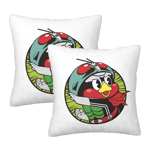 枕カバー 東京ヤクルトスワローズ つば九郎 クッションカバー 2枚セット 座布団カバー まくらカバー おしゃれ 可愛い ソファ背当て 抱き枕 インテリア飾り オフィス 部屋飾り 四季通用 40X40cm