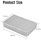 IP54 wasserdichte Elektronik-Projektbox, 7 Größen, Druckguss-Aluminium-Gehäuse für externe Stromversorgung, Outdoor, silberfarbenes Druckguss-Aluminium-Gehäuse (1 Stück - 1590DD 188 x 119 x 37,5 mm)