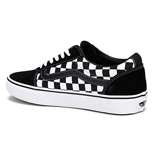 Vans Vans Men's Ward Sneaker, Checkered Black True White, 7 UK