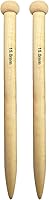 Vista 9 de Weabetfu Agujas de tejer de bambú rectas de punta única de 10 pulgadas para tejer hecho a mano DIY, tamaño US 6 (4mm)
