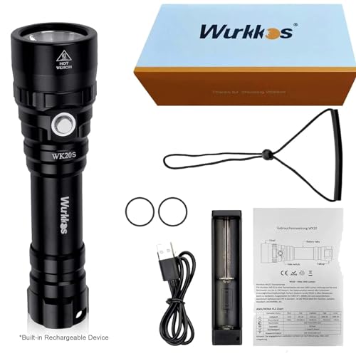 Tauchlampe Wurkkos mit 1950 Lumen für bis zu 150 m Tiefe