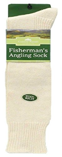NIEUWE MENS 3 PAIR MULTIPACK WOOL MIX LAND FISHERMAN'S ANGLING LANGE BOOT SOCKS