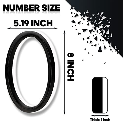 Backlit LED Home Address Numbers, 8 Inch House Numbers, Stainless Steel Hand-Polished Waterproof for House Address Signs, Lighted House Numbers for Outside Modern, Low-Voltage, Yard, Shop (0, Black) by GDMYST - Image 2