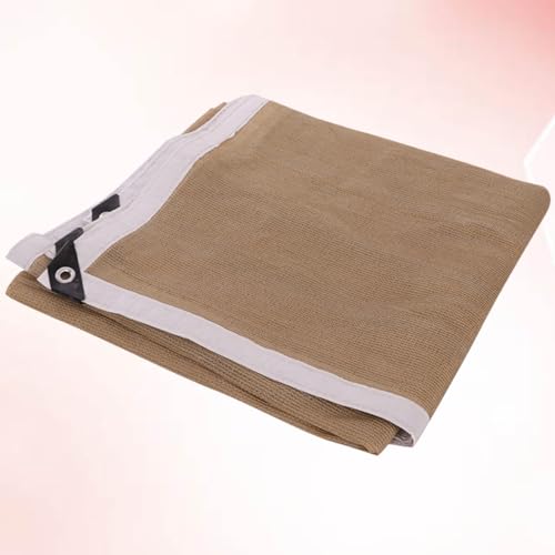 Toldo beige transpirable para jardín y patio con protección solar 4