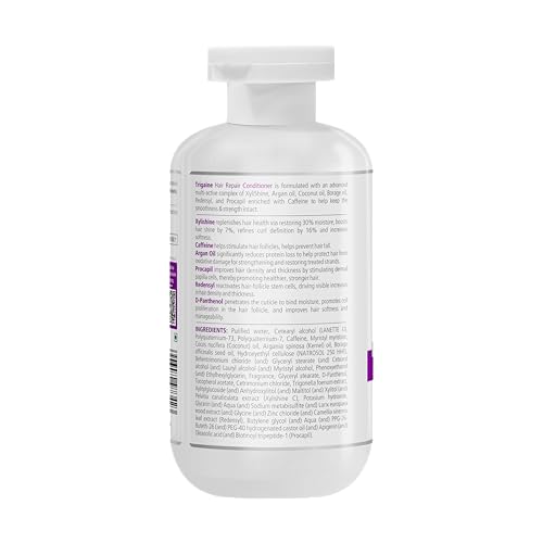 Image of Trigaine Hair Repair Conditioner 200ml | Argan Oil, Xylishine & D-Panthenol | Deep Hydration, Smoothness & Natural Shine | Soft, Frizz-Free, Healthy Hair | Conditioner for Dull,Dry & Damaged Hair