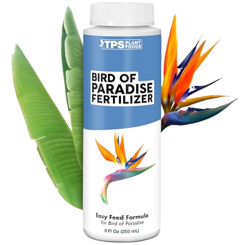 TPS NUTRIENTS Bird of Paradise Fertilizer for All Strelitzia Plants, Liquid Plant Food 8 oz (250mL)