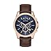 A|X Men's Brown Leather Watch AX2508