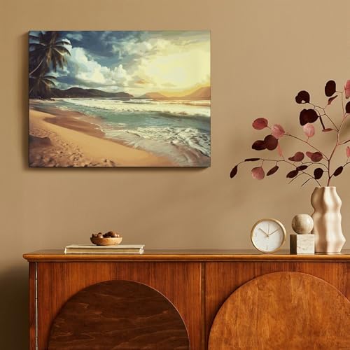 Toile murale lumineuse pour raviver un mur blanc de chambre ou salon - 5