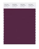 PANTONE SMART 19-2524X Color Swatch Card, Dark Purple