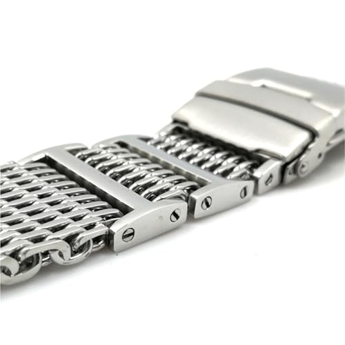 Bracelet maille de requin acier inoxydable anti-corrosion et ultra résistant - 7