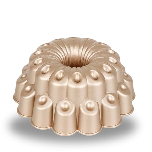 Baker's Secret Nonstick Fluted Cake Pan 10 Cups, Perfect for