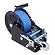 Bootsanhängerwinde, Handwinde 1451.5 kg Robuster Haken mit 10 m Polyester-Gurt Handkurbel Seilwinde Zwei-Wege-Ratsche Boot Seilwinde für Anhänger LKW ATV Boot