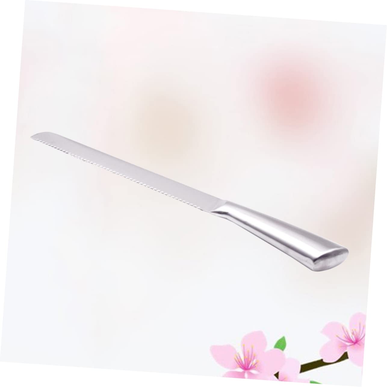TOPBATHY 3piezas Cuchillo De Pan Inoxidable Dientes Para Pasteles y Pizza Herramienta De Repostería Para Bodas y Cumpleaños