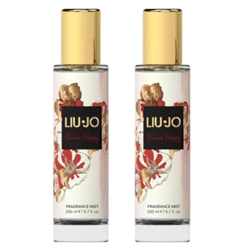Image of Liu Jo Divine Poppy Women's Perfumed Body Water - Fresh Floral Spray 200ml - Body Mist Long Lasting Perfume (2)