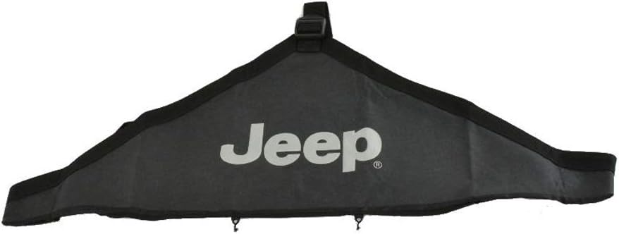 Mopar 82210316 OEM Jeep Wrangler T-Style Hood Cover - JK - In Black
