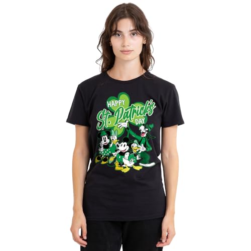 T-shirt femme Disney Mickey Mouse en coton doux imprimé haute définition