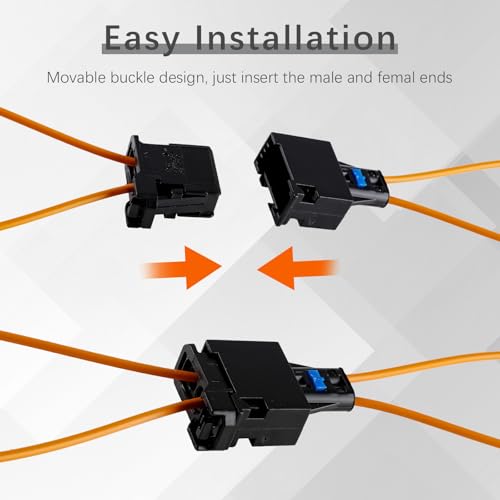 Velidy WER 2 Pcs Fiber Most Optical Optic Loop Bypass Male Female Adapter thumb #3