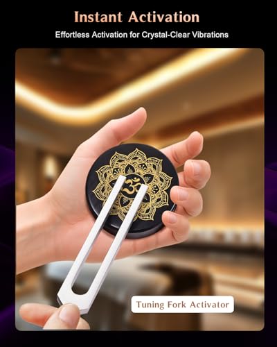 Tuning Fork Activator for Sound Healing – Maximizes Vibration & Sustained Tone with Minimal Noise, Made of Vulcanized Rubber - Image 5