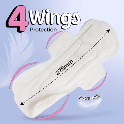 Image of Pee Safe Comfort Ultra Thin Sanitary Pads For Women | XL | 12 Pads For Rash Free Periods | Cottony Soft Sanitary Napkins For Ultra Comfort | Dual Wings | Toxin Free | Extra Long | Unscented