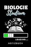BIOLOGIE STUDIUM LOADING... NOTIZBUCH: A5 Notizbuch KARIERT zum Biologie Studium | Tolles Geschenk für Biologie Studenten | Biologiebuch | Geschenkidee für Biologen | Biologiestudent