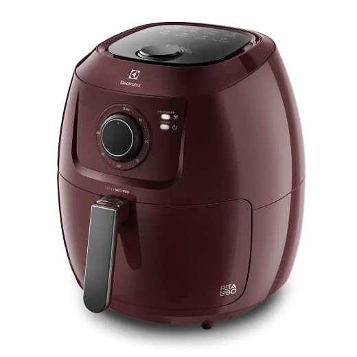 Fritadeira Elétrica sem oleo Grand Airfryer 5L mecanica Electrolux EAF51 vermelha 1800W 110V