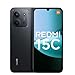 XIAOMI Redmi 15C Smartphone 4G 4+128GB, 6.9" Screen 120Hz 50MP AI Camera 6000mAh Battery, Fast Charging 33W Octa-Core Processor Black（No In-box Charger） (Black, 128, GB)