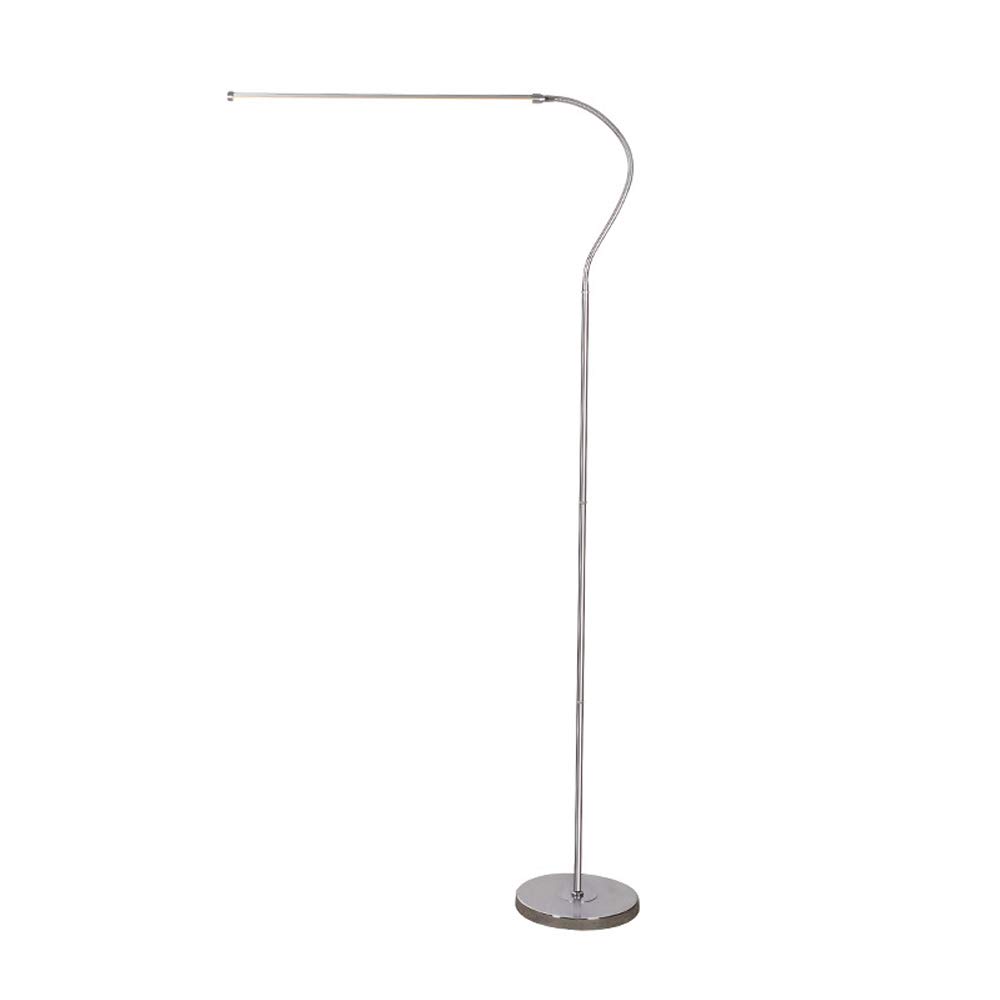 Lampa stojąca LED, nowoczesna ściemniana lampa stojąca z elastyczną szyjką łabędzią, pilot zdalnego sterowania, 3 temperatury barwowe, przełącznik nożny, metalowa lampa stojąca do salonu