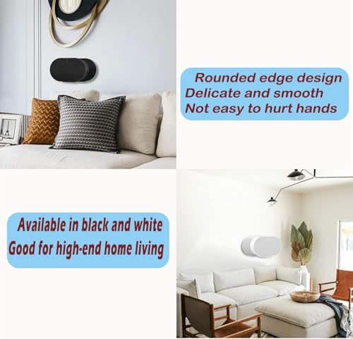 Image of Viewlite - Era 300 Speaker Wall Mount - Space-Saving Audio Bracket - Heavy-Duty Design with Special Screw Included - White - Standard Size (1 Pc)