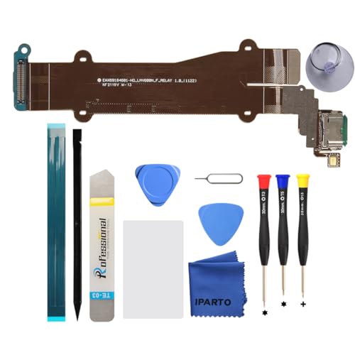 iParto Charging Port Replacement Kit for LG V60 ThinQ 5G LM-V600 USB Flex Dock Connector Charging Flex Replacement with Tools
