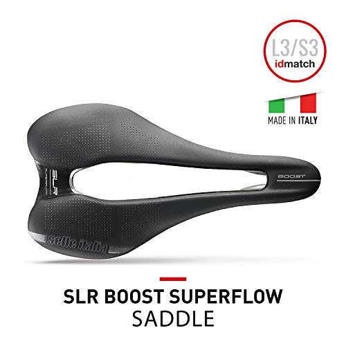 image for Selle Italia SLR Boost SuperFlow Road Bike Saddle - Comfortable Road B