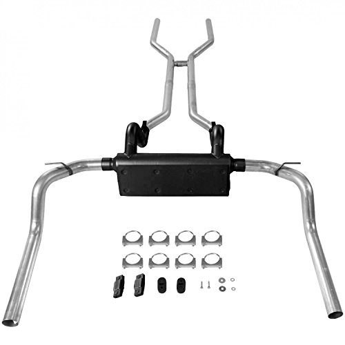 Flowmaster 17104 Header-Back System - Dual Rear Exit - American Thunder - Moderate Sound #TOP2