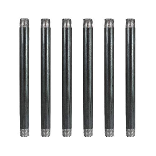 GeilSpace 6 Pack 1/2" × 10" Heavy Duty Pre-Cut Grey