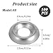 100 Pcs #8 Countersunk Finish Washers 304 Stainless Steel Finishing Washers Cup Silver Countersunk Cup for Automotive Construction Plumbing Electrical Applications and Industry Men