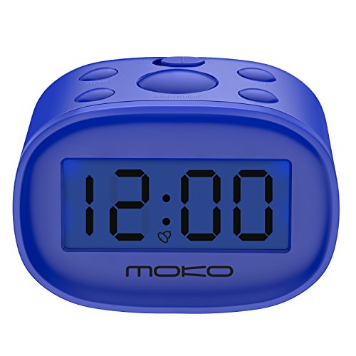 MoKo Kids Alarm Clock, High Accuracy Mini LCD Display Digital Clock Night Light