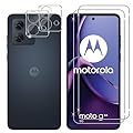 Lutree per Motorola Moto G84 5G Vetro Temperato, 2+2 Pezzi Pellicola Protettiva+ Pellicola Fotocamera, Durezza 9H Anti-Graffio Anti-Impronte HD Senza Bolle Protezione Schermo
