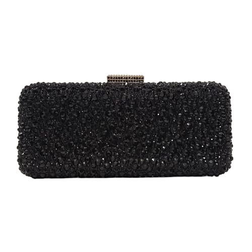 Long Rhinestone Box Evening Bag