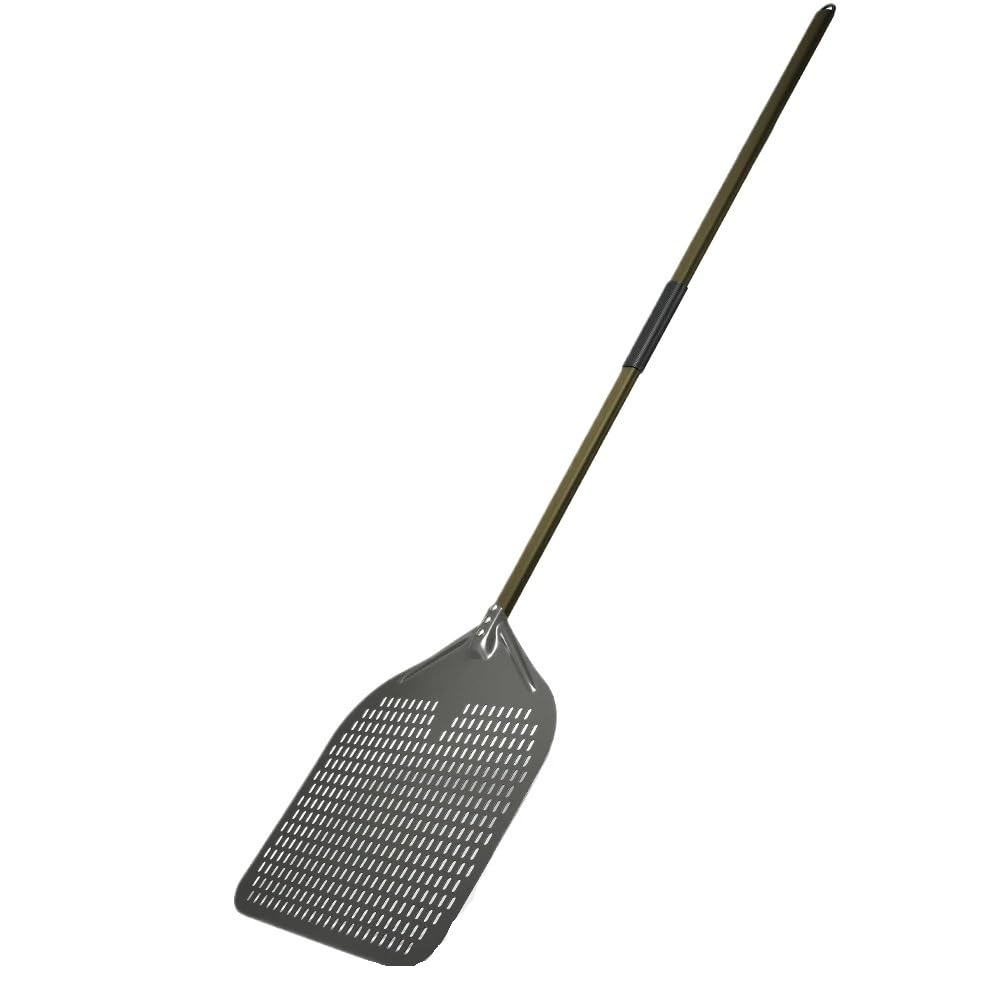 Pala Per Pizza Pala for pizza da 16 pollici, lunghezza totale 57, manico staccabile(16 inch Brown Handle)