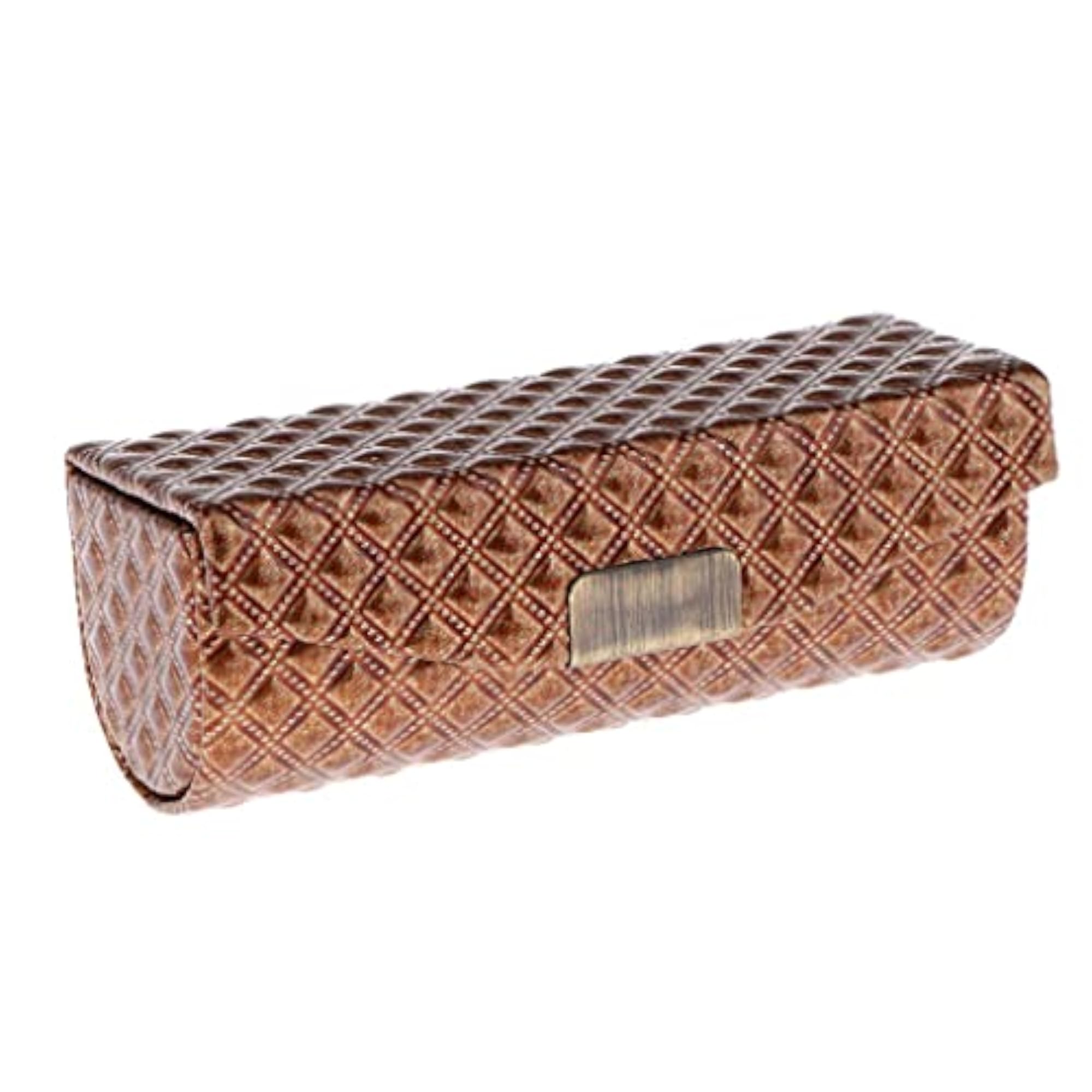 PU Leather Single Lipstick Case, Brown