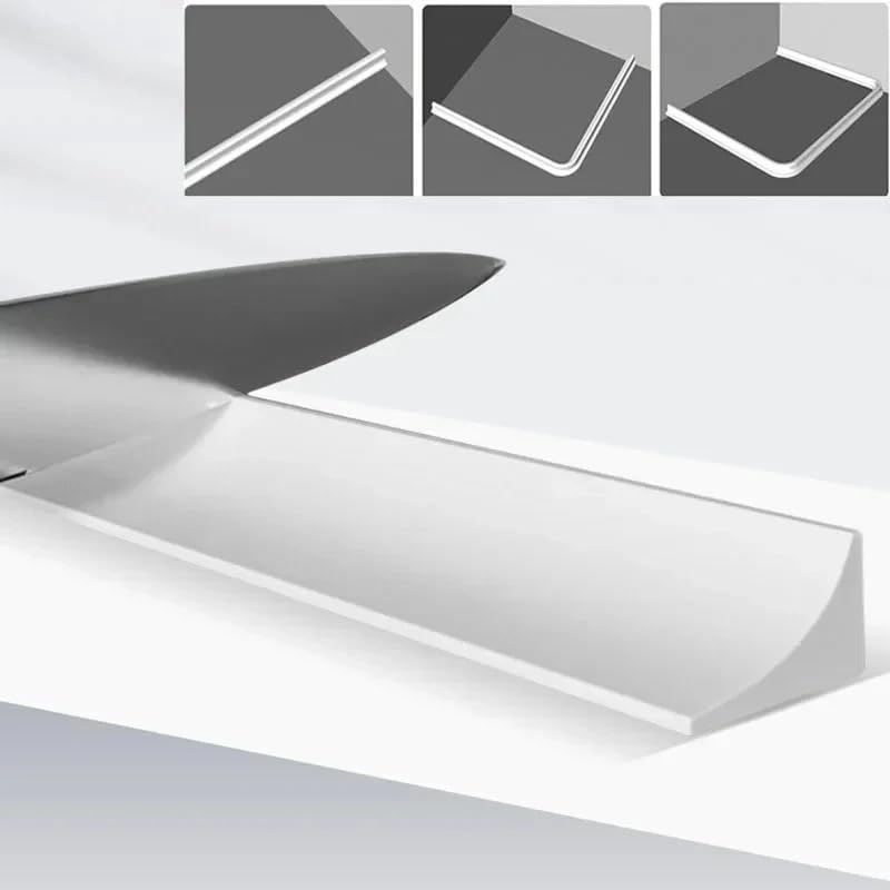 Copete Encimera Cocina 1 Barrera de Agua autoadhesiva Silicona for separación Humedad y sequedad en Habitaciones húmedas(Gray,300cm)