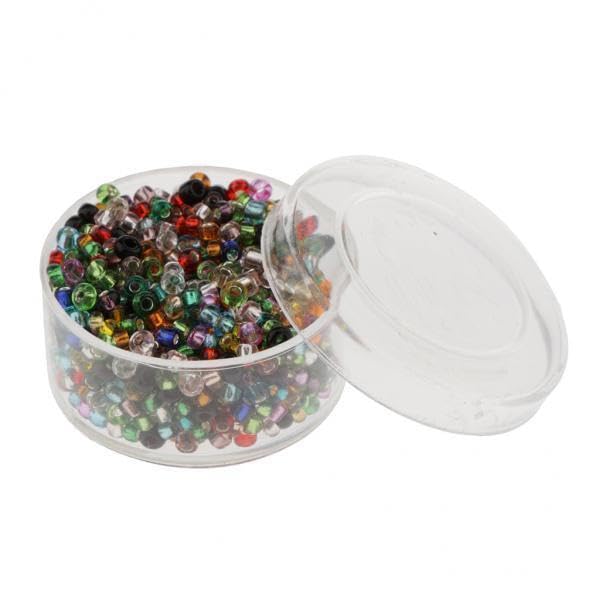 SNAPPSY 4x1000x Seed Beads Mixed Color Spacer Mini Tube Beads Bulk Jewelry Making-image-21