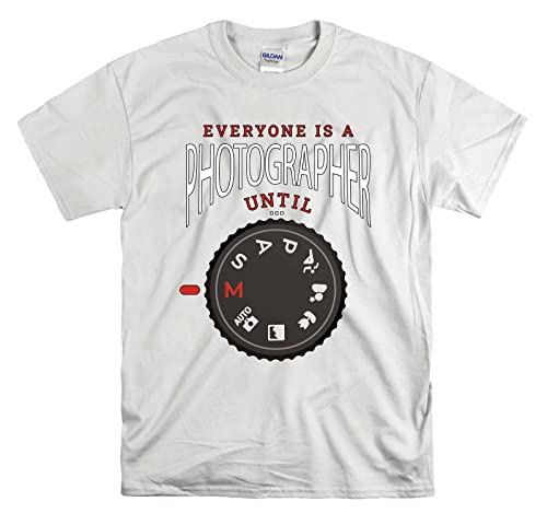 T-shirt unisexe avec message humoristique en coton blanc confortable taille M