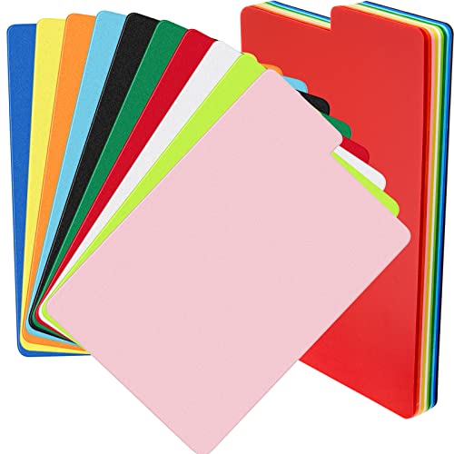 Comic Book Dividers Multicolor Frosted Card Separator With Tabs Large Plastic Comic Book Dividers For Comic Book Storage Boxes, 10 Assorted Colors, 7.25 X 11.25 Inch(50 Pcs) #TOP29