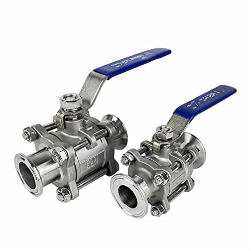 Robinet à Bille en Acier Inoxydable 1-1/4 pouce à virole robuste - 6