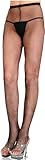 Leg Avenue womens Fishnet Tights With Rhinestone Backseam Hosiery, Black Rhinestone, One Size US
