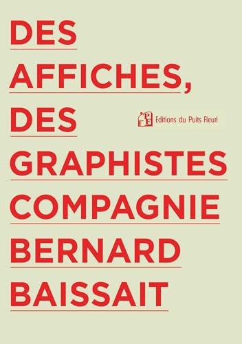 livre Des affiches, des graphistes, compagnie Bernard Baissait