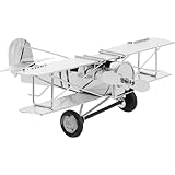 Avion rétro : de taille compacte et léger, ce modèle réduit d'avion peut être posé sur un bureau en toute sécurité et facilement