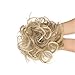 FORCUTEU Messy Bun Hair Piece Tousled Updo Hair Piece Scrunchies Synthetic Wavy Bun Extensions Rubber Band Elastic Scrunchie Chignon Instant Ponytail for Women