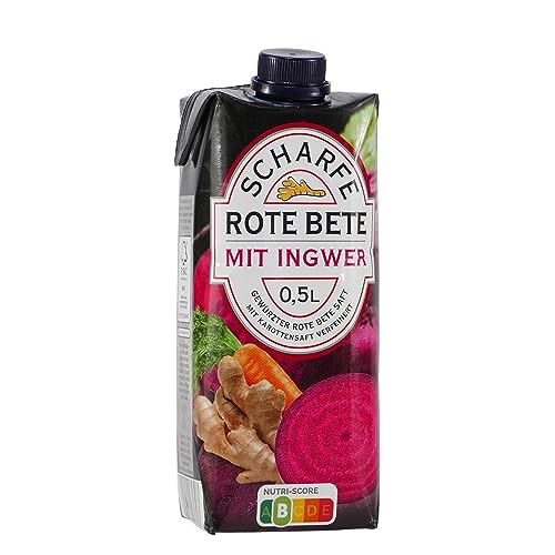 Scharfe Säfte Rote Bete mit Ingwer (12 x 0,5L)