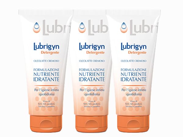 Lubrigyn Limpiador íntimo Oleolatte Cremoso, fórmula nutritiva e hidratante, adecuada para la higiene íntima diaria, sin SLES, SLS, parabenos, lanolina y parafina, tubo de 200 ml (3)